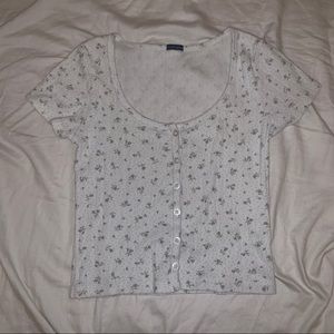 brandy melville floral top